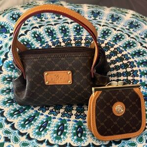 RIONI made in Italy. Small bag and change purse.
